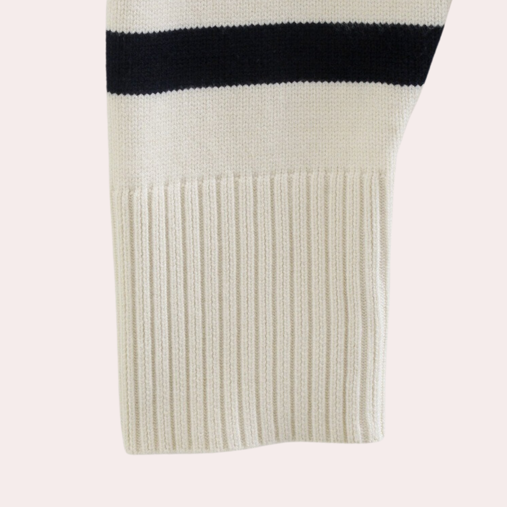 Oversized gestreepte dames sweater