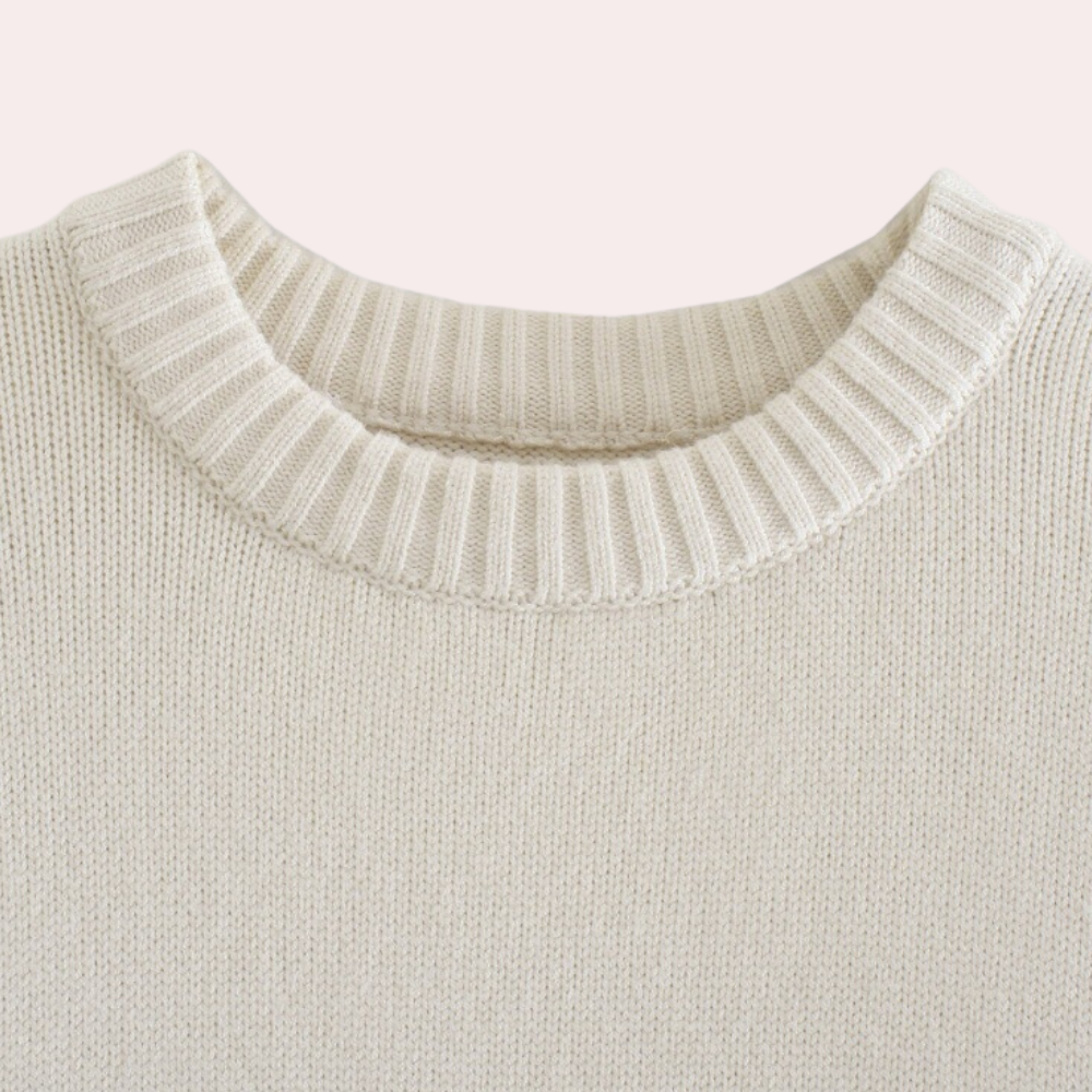 Oversized gestreepte dames sweater