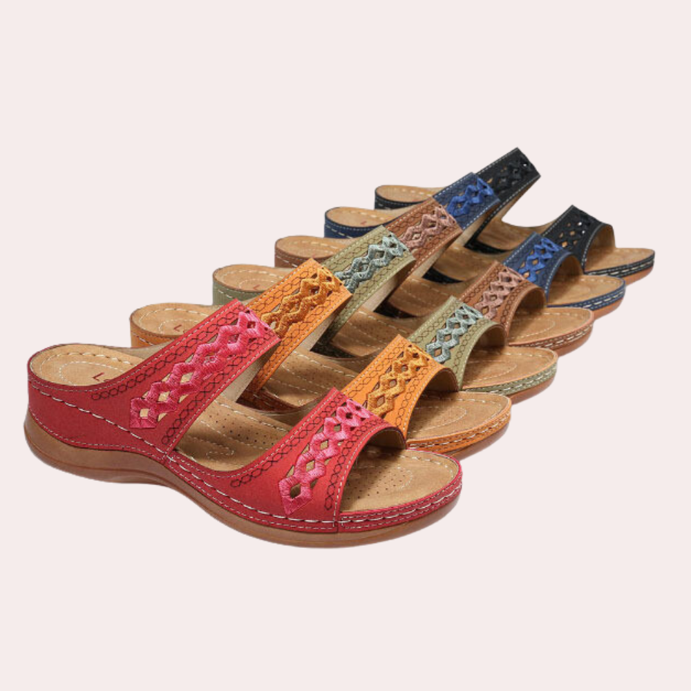 Antislipsandalen met steunboog voor dames — afbeelding 14