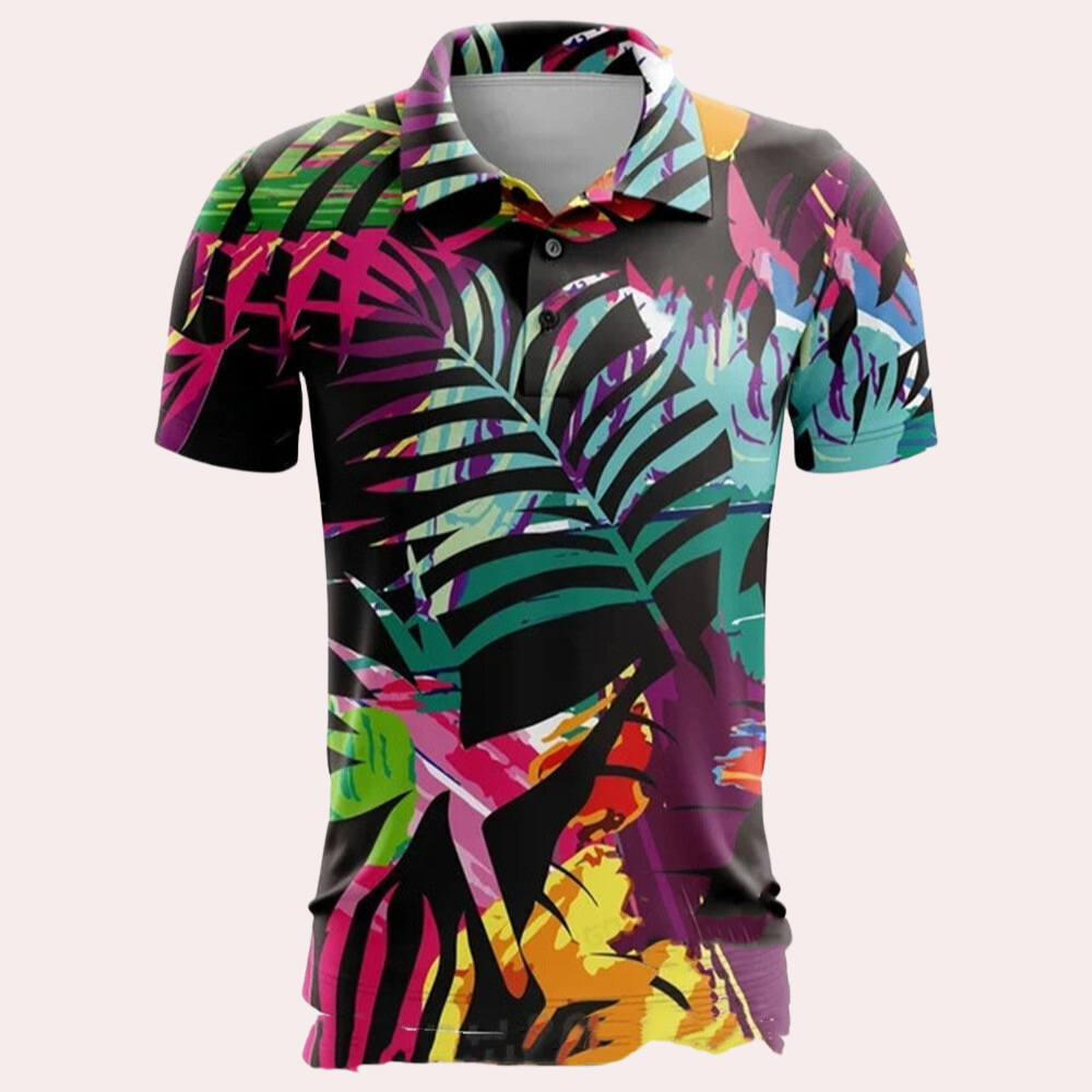 Zomers herenpoloshirt met comfortabele pasvorm