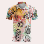 Zomers herenpoloshirt met comfortabele pasvorm