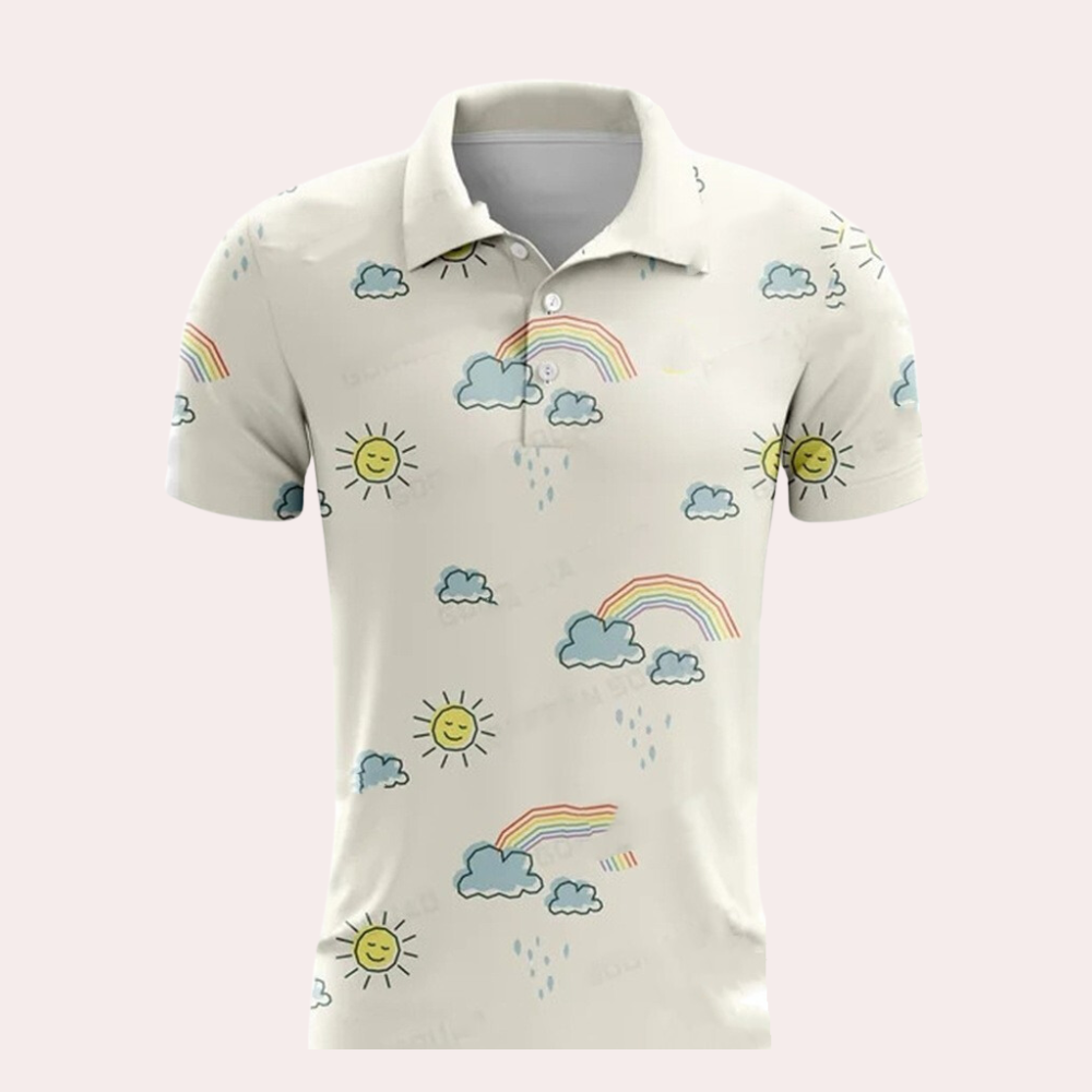 Zomers herenpoloshirt met comfortabele pasvorm