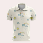 Zomers herenpoloshirt met comfortabele pasvorm
