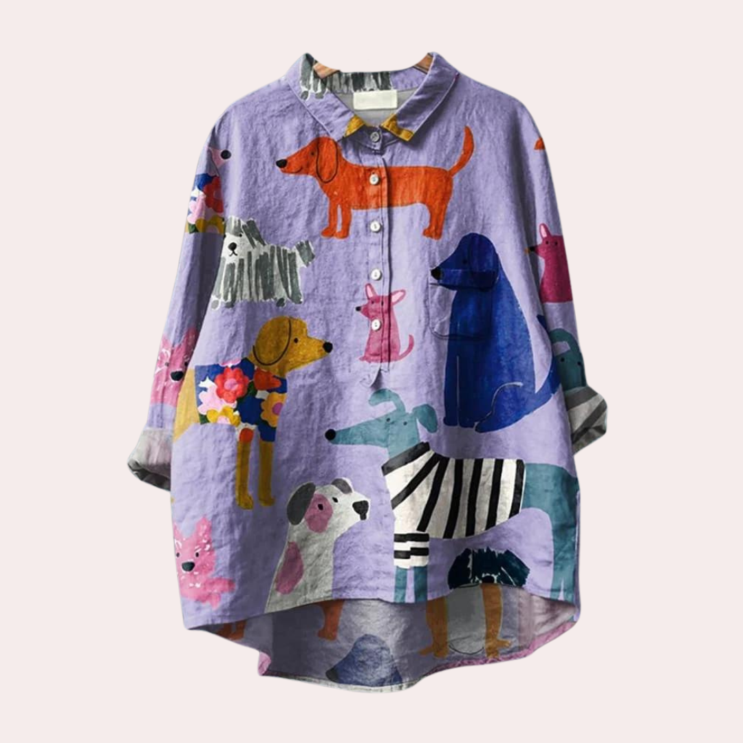Vrolijk dames shirt