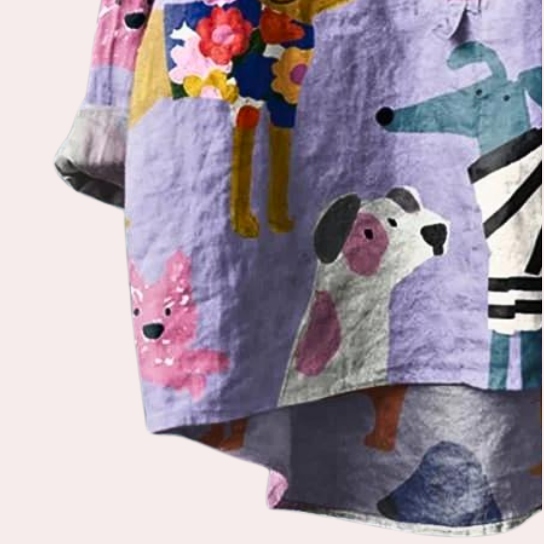 Vrolijk dames shirt