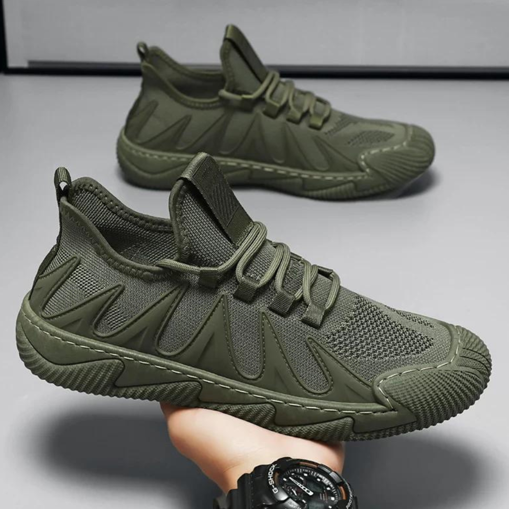 Lichtgewicht en ademende herensneakers