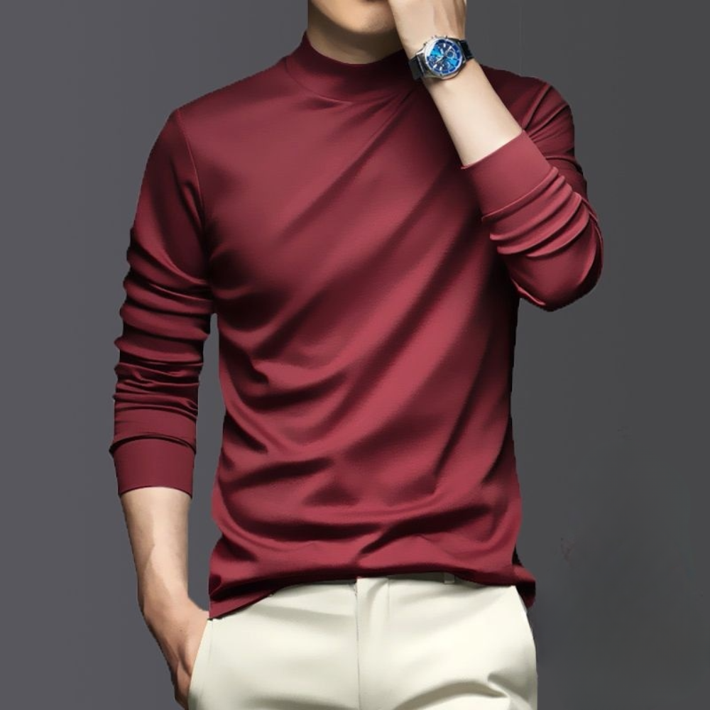 Warme en comfortabele heren longsleeve