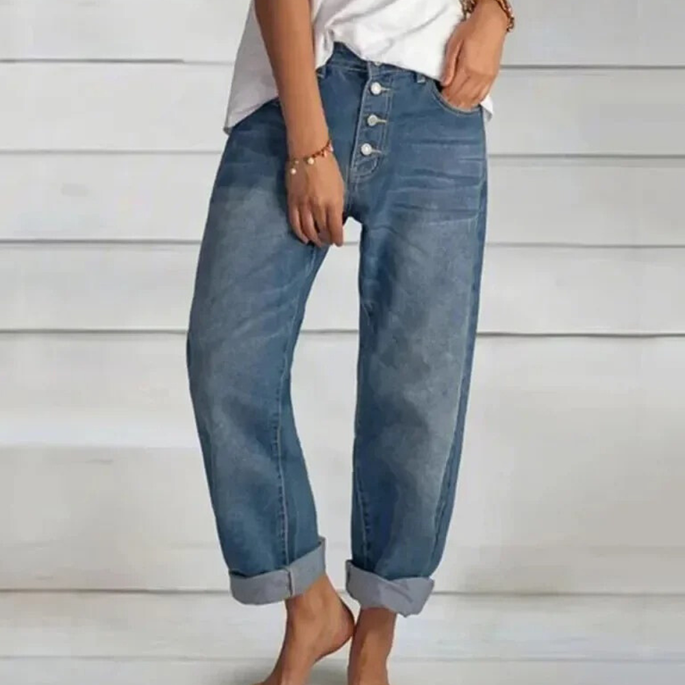 Modieuze high-waist jeans voor dames