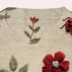 Vrolijke damestrui met bloemenprint