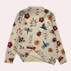 Vrolijke damestrui met bloemenprint