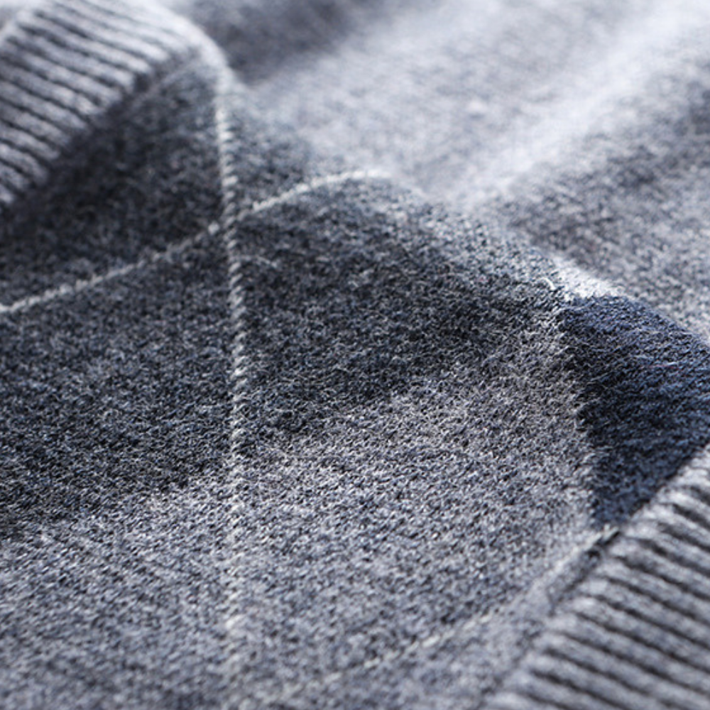 Heren spencer met stijlvol argyle-patroon