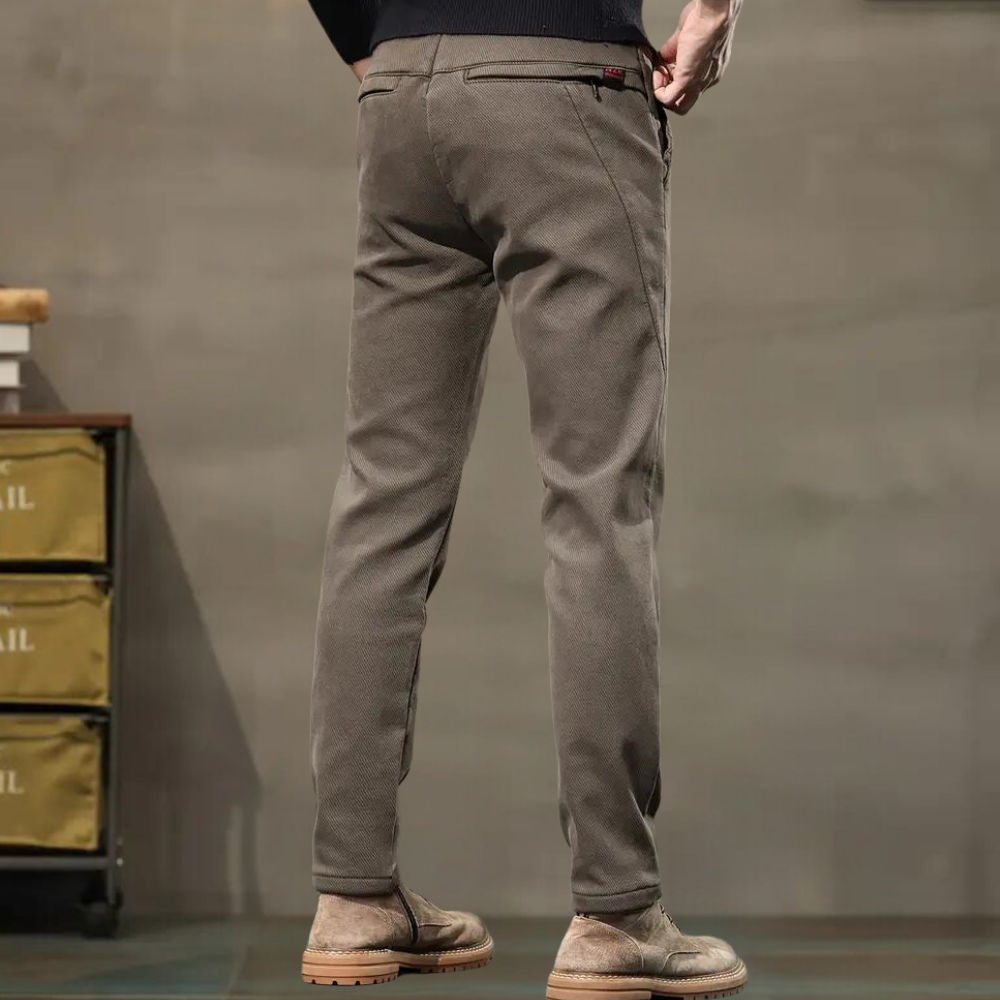 Slim fit semi-formele broek voor heren