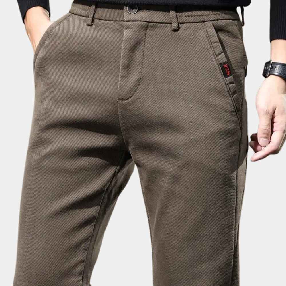 Slim fit semi-formele broek voor heren