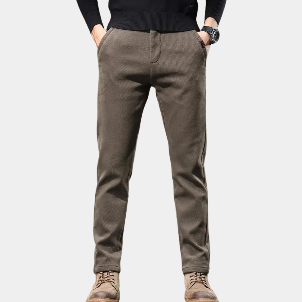 Slim fit semi-formele broek voor heren