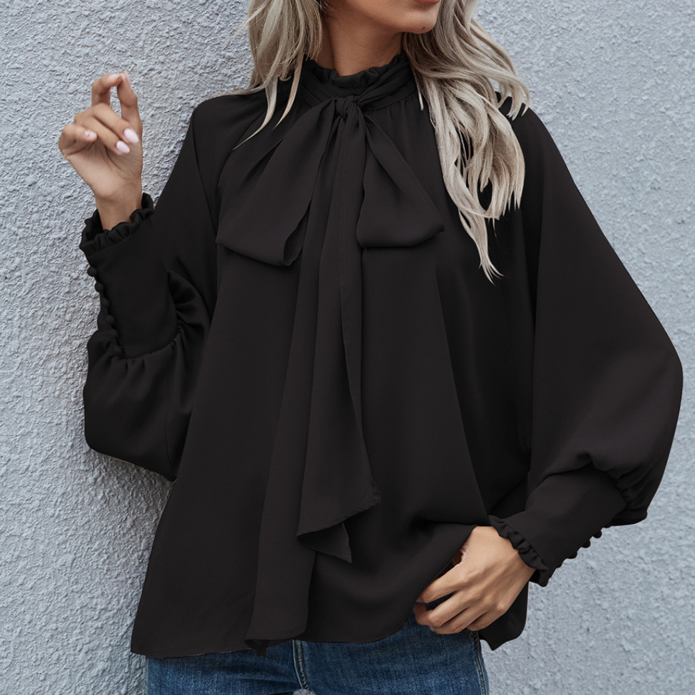 Losvallende formele damesblouse