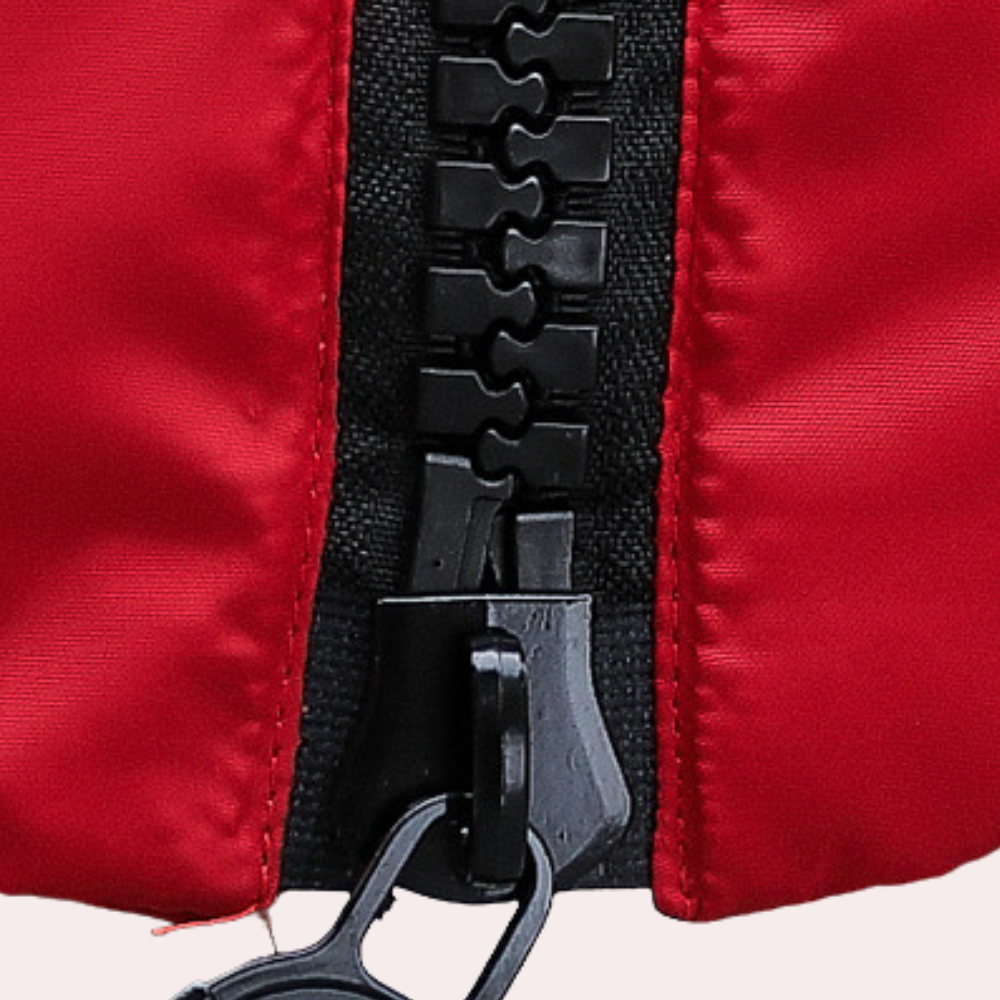 Warme dames pufferjas met capuchon