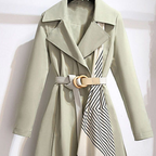 Dames trenchcoat met ceintuur