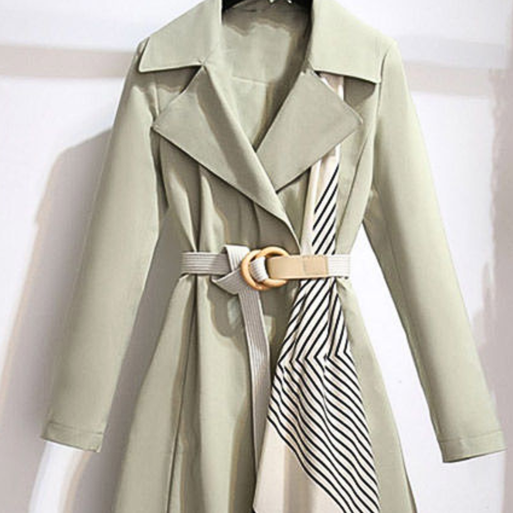 Dames trenchcoat met ceintuur