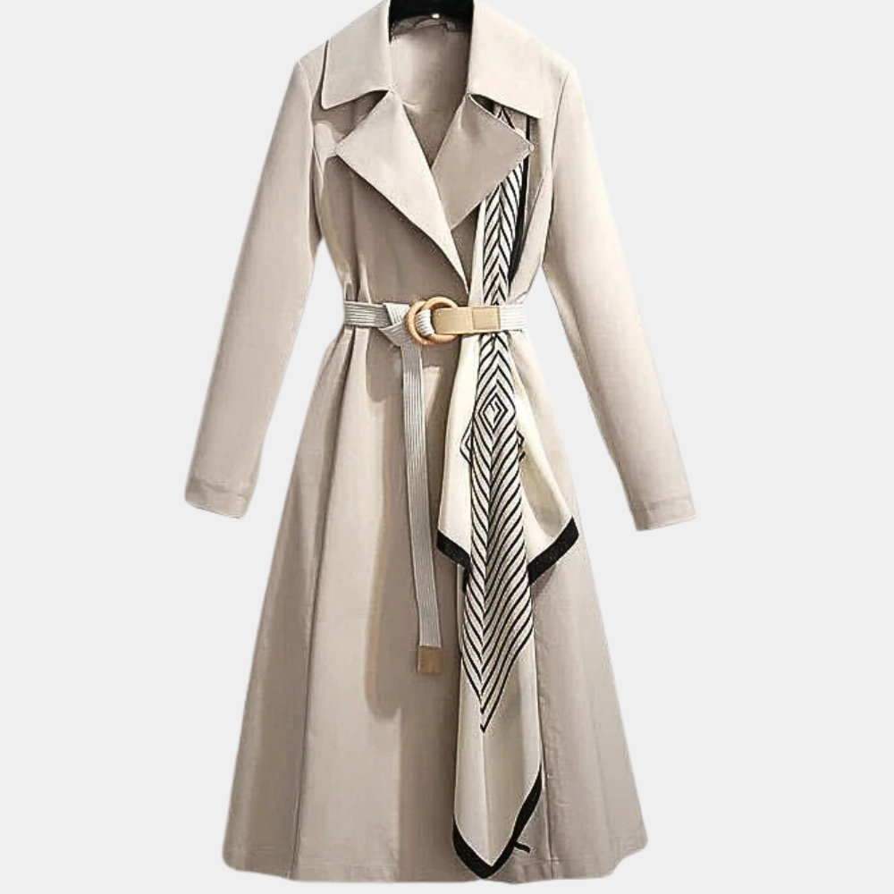 Dames trenchcoat met ceintuur