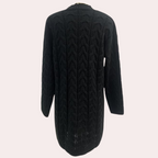 Oversized lang gebreid damesvest