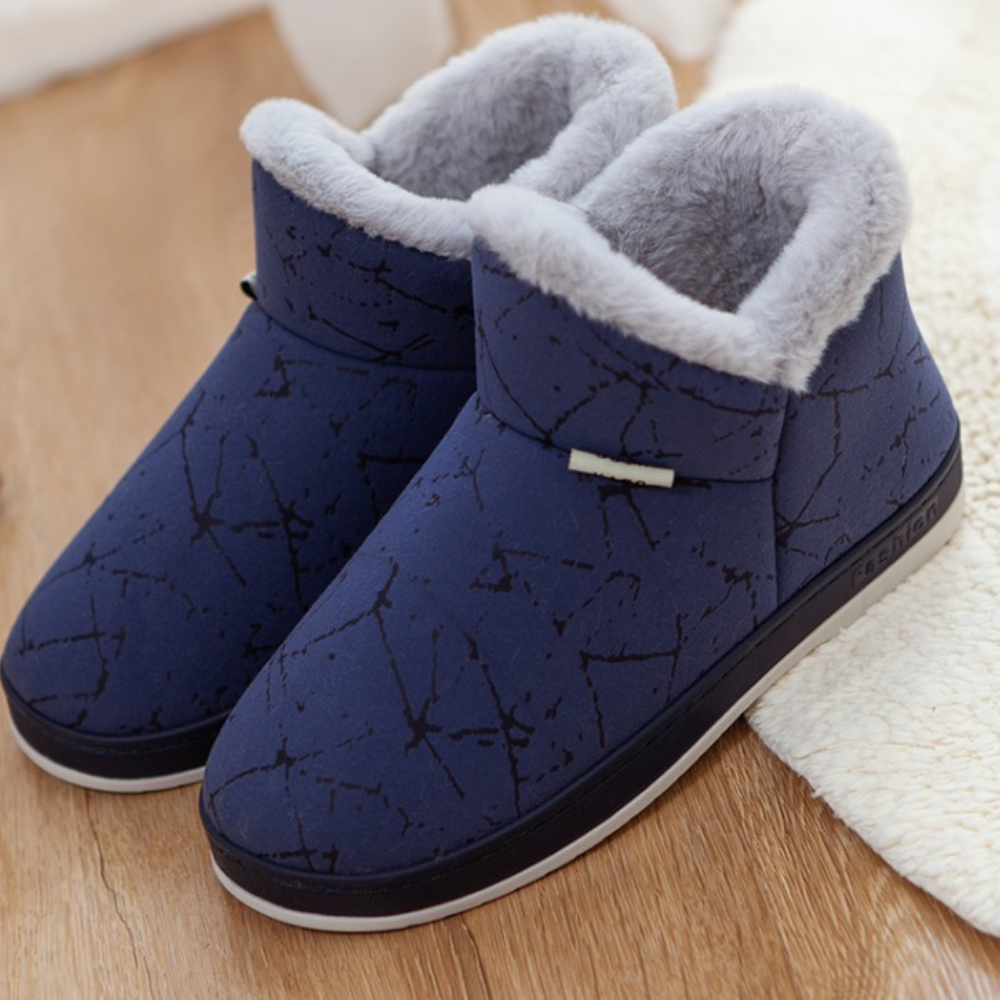 Warme damespantoffels voor de winter