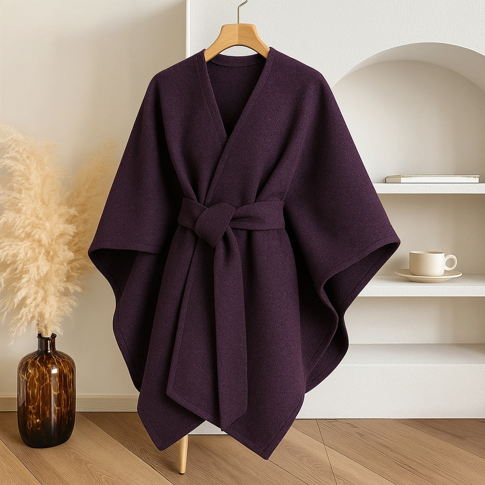 Dames omslagdoek met winddicht ontwerp