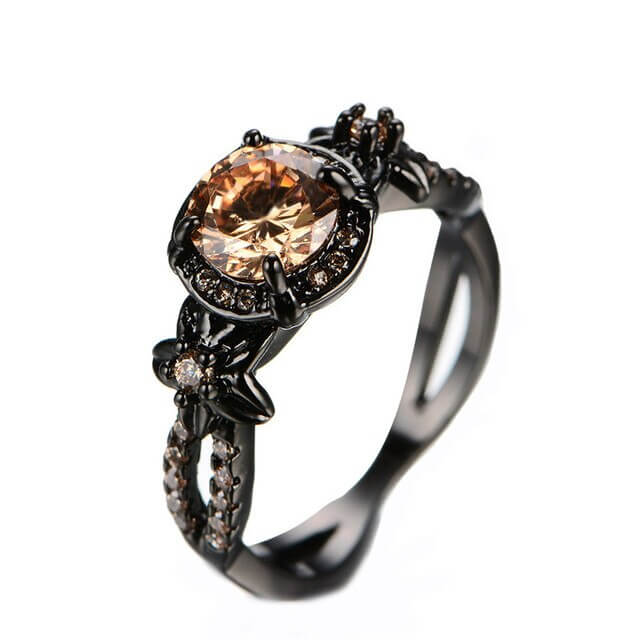 Edelsteen zirkonia ring