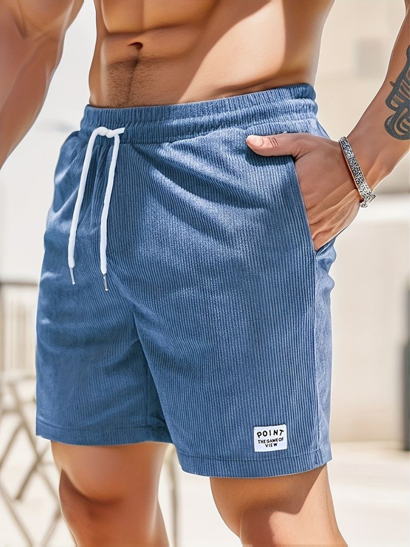 Gestreepte heren zomershort