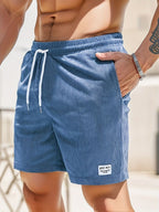 Gestreepte heren zomershort