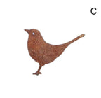 Metalen vogeldecoratie voor de tuin
