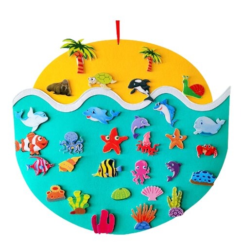DIY viltbord voor kinderen