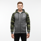 Camo fleecejack voor heren