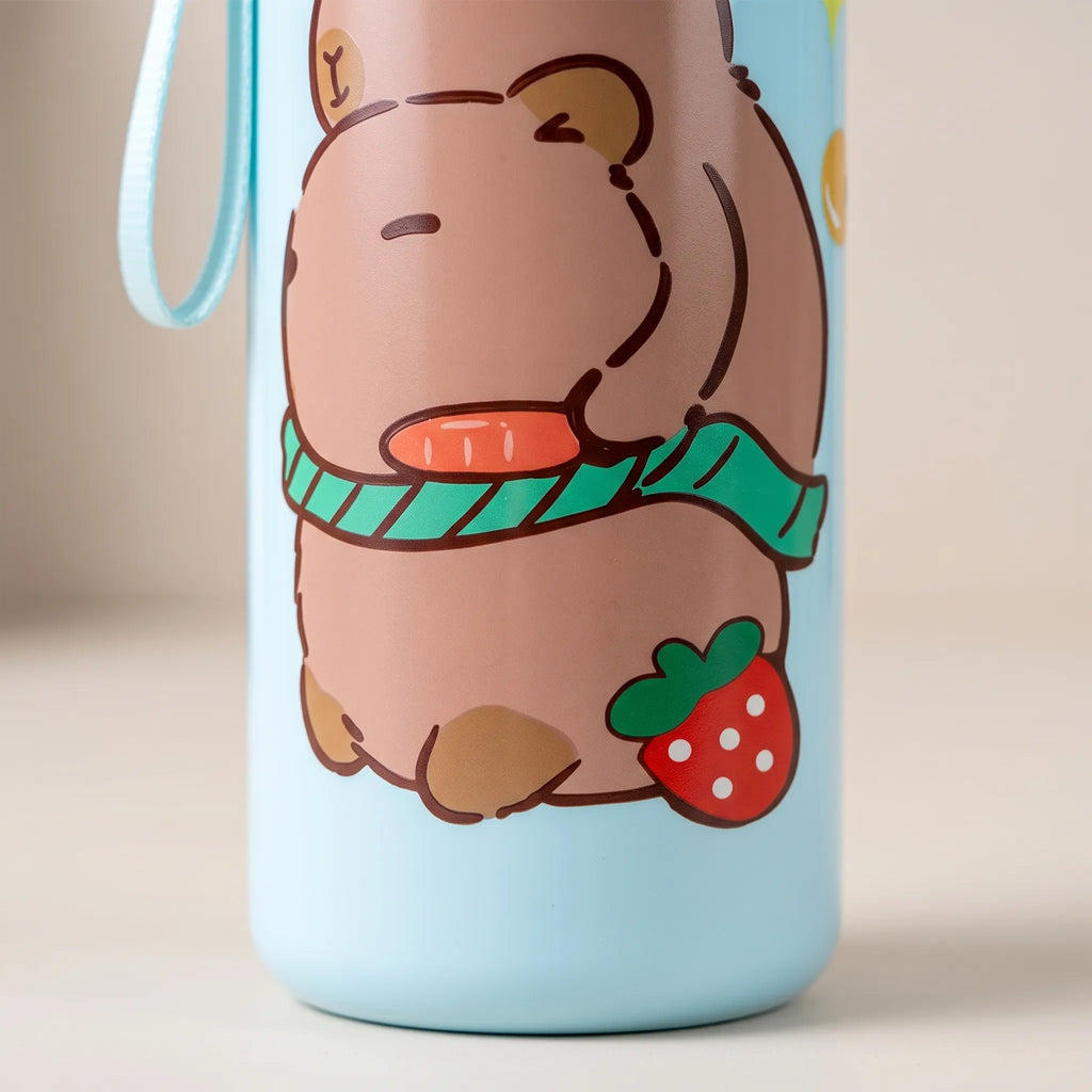 Kinderwaterfles met capybara-print