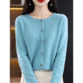 Dames vest met O-Hals