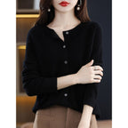 Dames vest met O-Hals