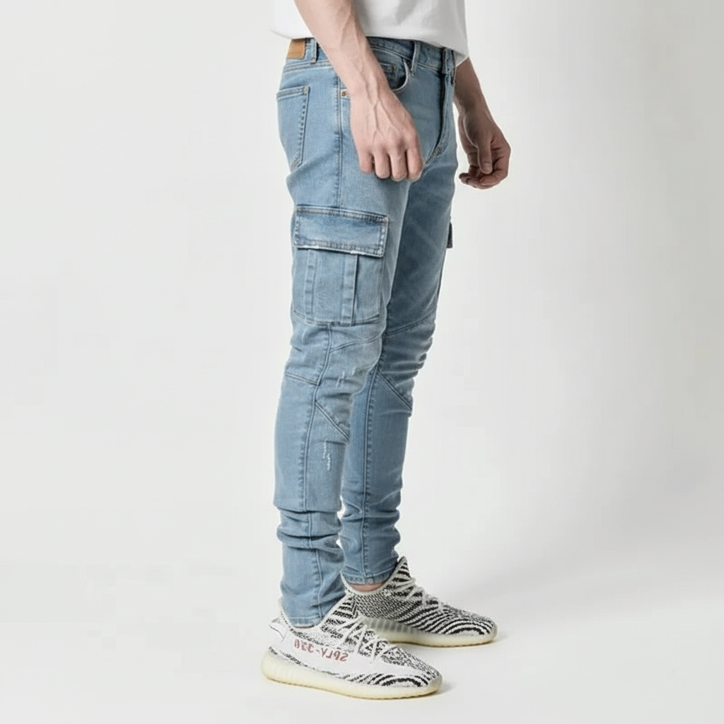 Cargo-Jeans met zakken