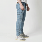 Cargo-Jeans met zakken