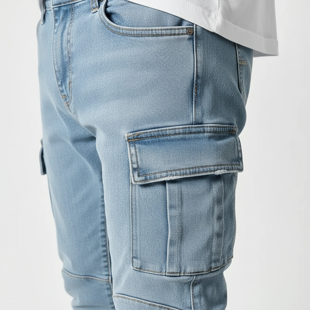 Cargo-Jeans met zakken