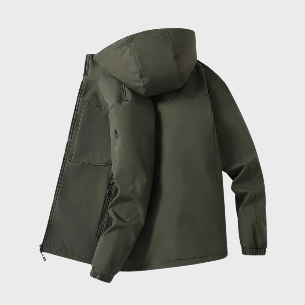 Casual herenjas met capuchon