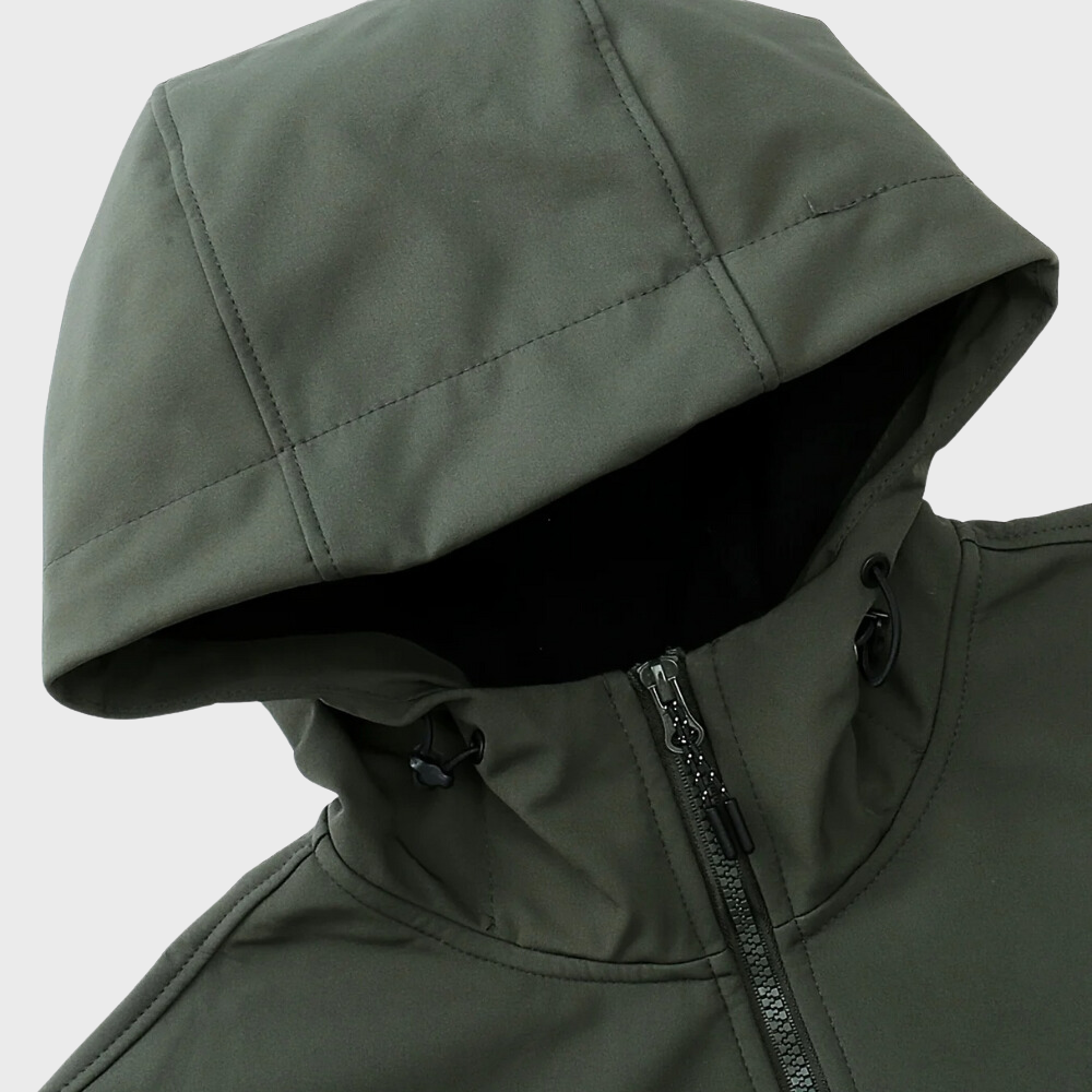 Casual herenjas met capuchon