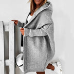 Casual dames vest met capuchon