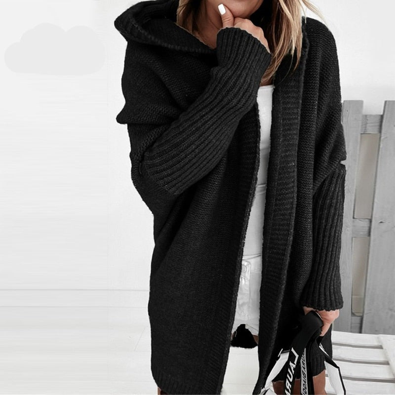 Casual dames vest met capuchon