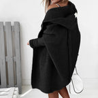 Casual dames vest met capuchon