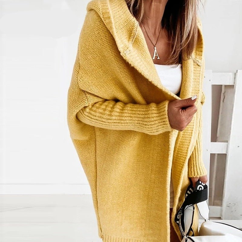Casual dames vest met capuchon