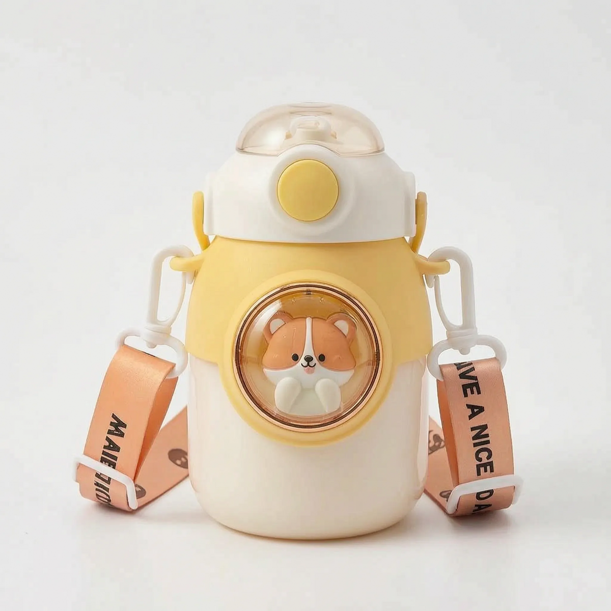 Kinderwaterfles met tekenfilmfiguur