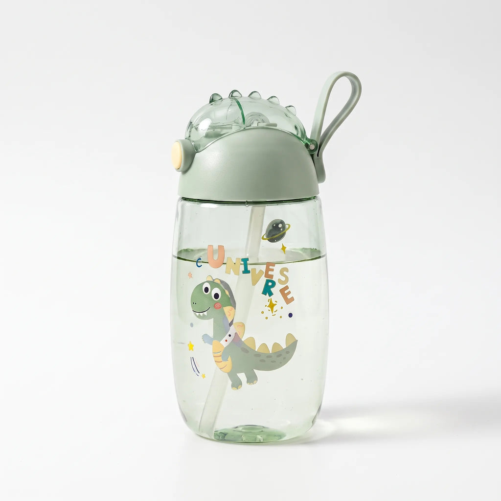 Kinderwaterfles met cartoondinosaurus