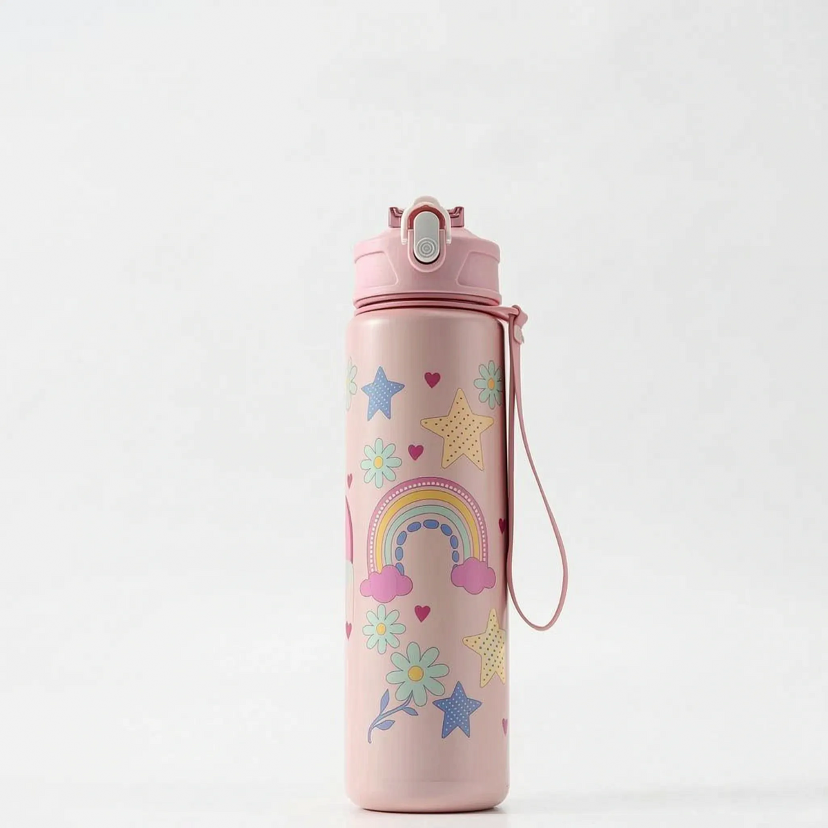Herbruikbare drinkfles met cartoonprint