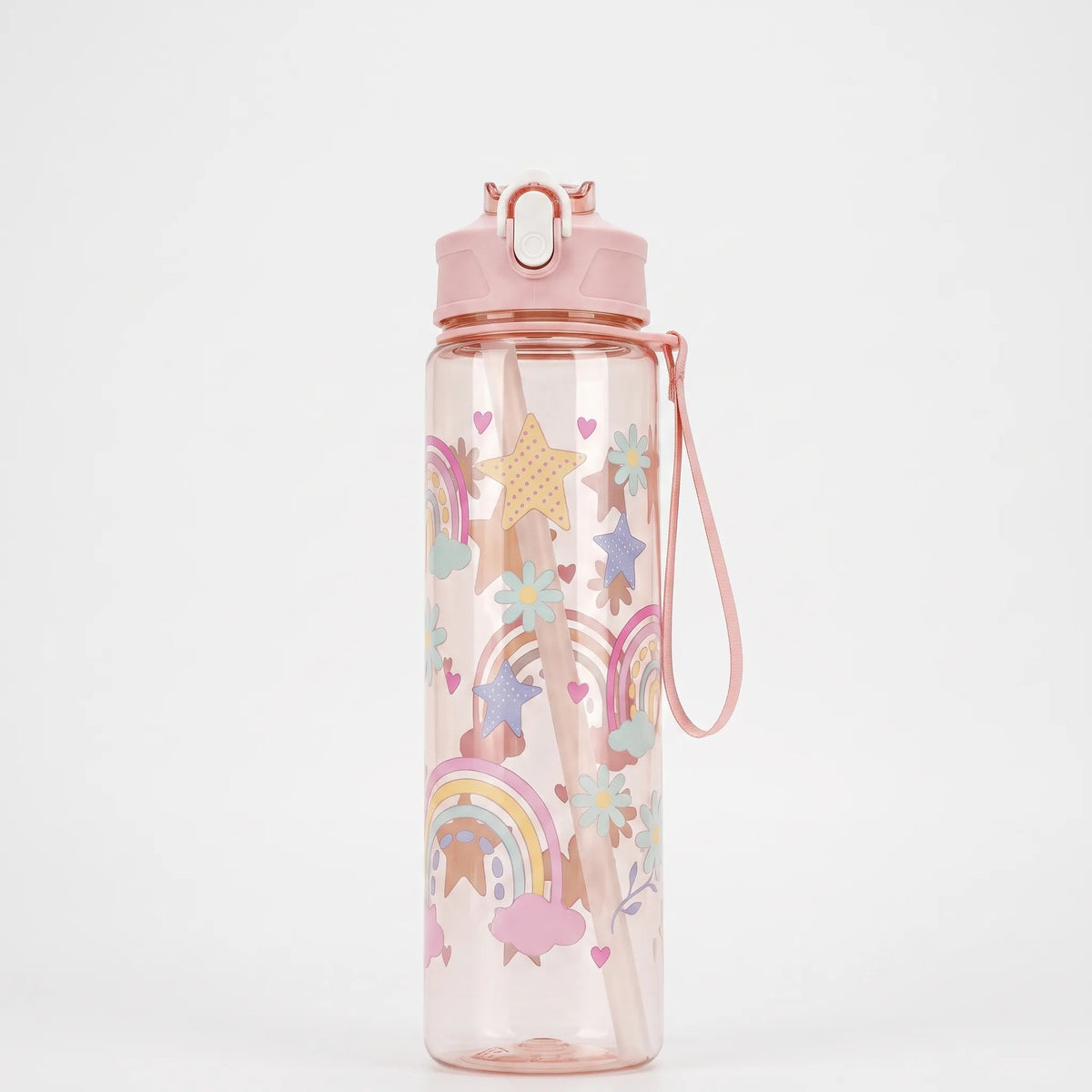 Herbruikbare drinkfles met cartoonprint