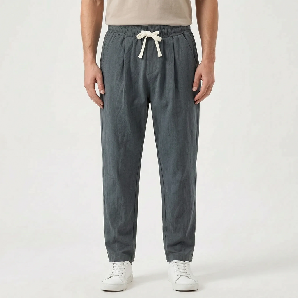 Casual broek met rechte pijpen — afbeelding 16
