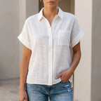 Casual button-down overhemd